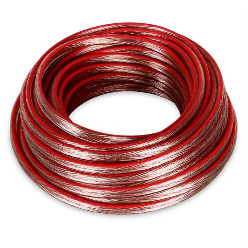 Electronic-Star Kabel głośnikowy, 2 x 1,5 mm², 10 m, przezroczysty /+ Kz