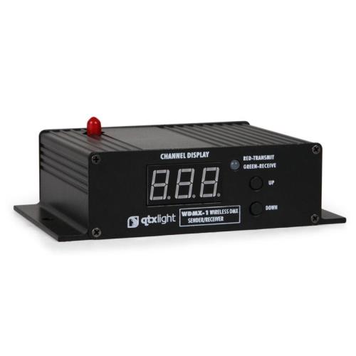 QTX WDMX-1, odbiornik radiowy DMX, nadajnik radiowy, 2,4 GHz