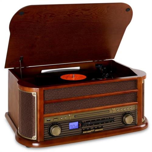 Auna Belle Epoque 1908, retro stereo urządzenie, bluetooth