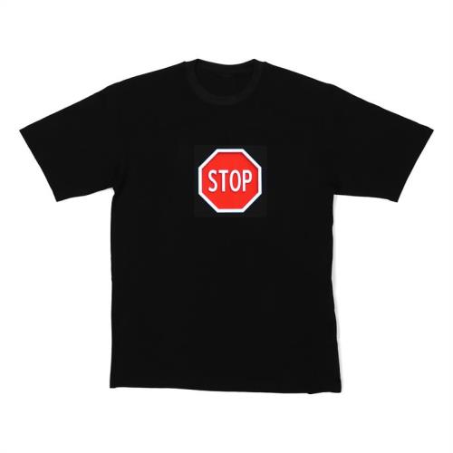 Resident DJ STOP, koszulka LED, T-shirt, rozmiar XL