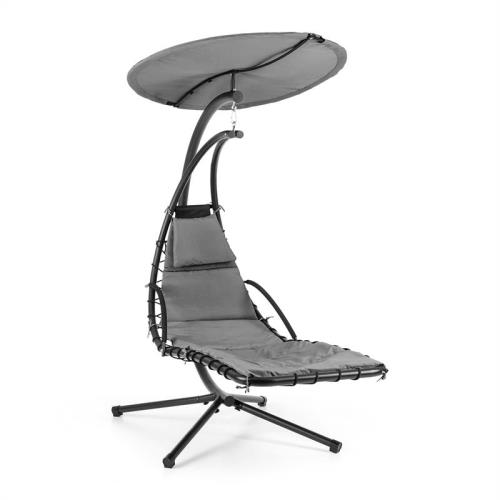 Blumfeldt Dahlia Noble Grey, fotel bujany, 200 cm, osłona przeciwsłoneczna, poliester, stal