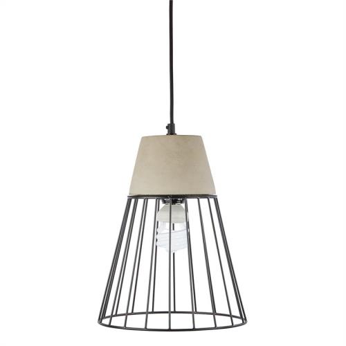 Loocida Sonnenstein Studie 78, betonowa lampa wisząca, beton i stal