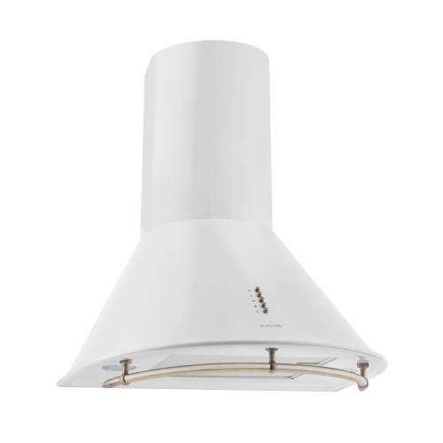 Klarstein Lumio Neo, okap kuchenny kominowy, w stylu retro, 60 cm, 610 m³/h, klasa energetyzna A, stal szlachetna, kolor biały