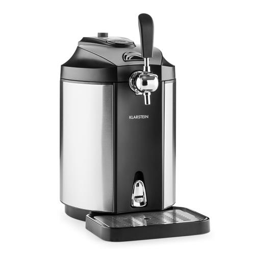 Klarstein Skal, dystrybutor do piwa, z chłodziarką, beczka 5 l, CO2, stal nierdzewna, kolor srebrny