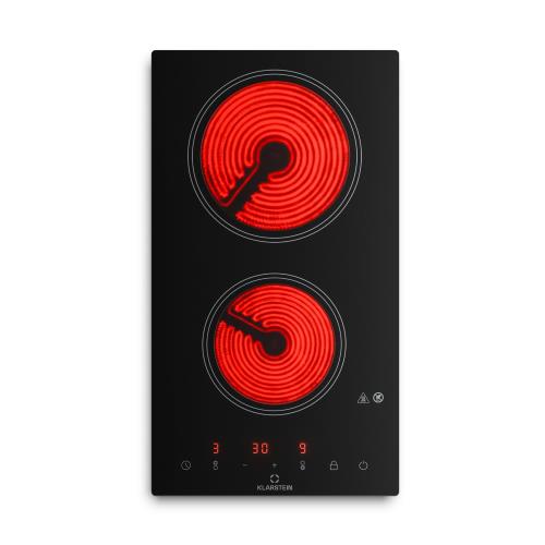 Klarstein VariCook Domino, płyta indukcyjna do zabudowy, płyta halogenowa do zabudowy, 3000 W