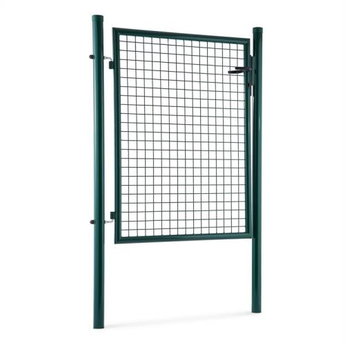 Waldbeck Duraporta 1710, furtka ogrodowa, bramka, siatka, wys. 1,7 m, stal, zamek, kolor zielony