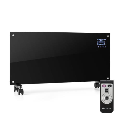 Klarstein Bornholm, grzejnik konwekcyjny, 2000W, wyświetlacz LED, 2 stopnie grzania, czarny