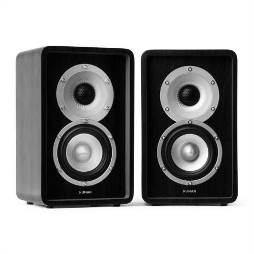 Numan Retrospective 1979 S, 2-drożne kolumny naścienne/podstawkowe, 2 szt., kolor czarny