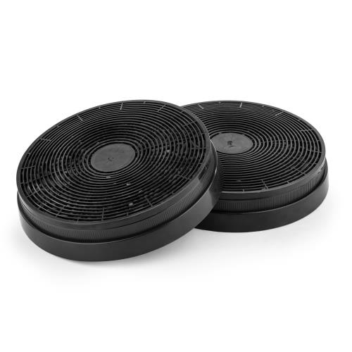 Klarstein Filtr węglowy do okapu kuchennego, Ø 17,5 cm, 2 szt.