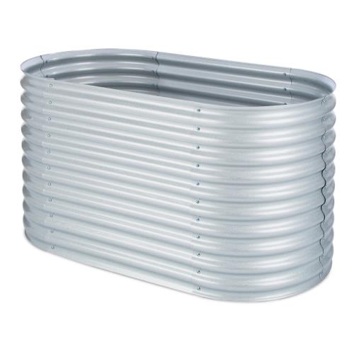 Blumfeldt High Grow, podwyższona grządka, 1,6 m, powłoka cynkowo-aluminiowa, kolor srebrny