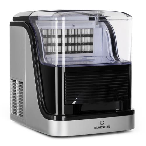 Klarstein Kristall maszyna do kostek lodu kryształowy lód 2 rozmiary 2,5l zbiornik na wodę