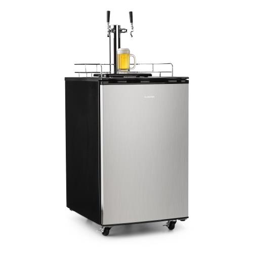 Klarstein Big Spender Double, lodówka na dwie beczki z dystrybutorem, kompletny zestaw, beczki do 50 l