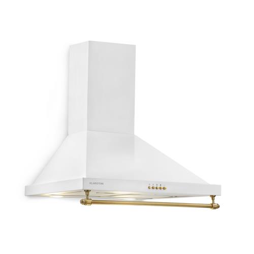 Klarstein Montblanc 60, okap kuchenny przyścienny, 60 cm, 610 m³/h, 165 W, 2 x 1,5 W, LED, reling