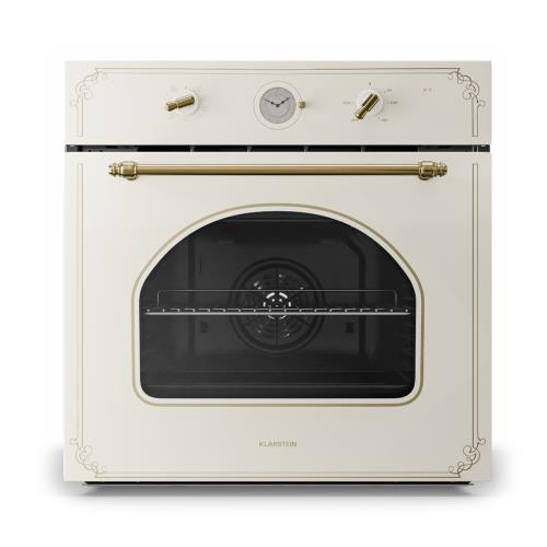 Klarstein Victoria, piekarnik elektryczny do zabudowy, styl retro, 9 funkcji, 50-250°C