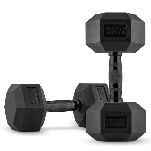 Capital Sports Hexbell, hantle dumbbell, 2 x 27,5 kg
