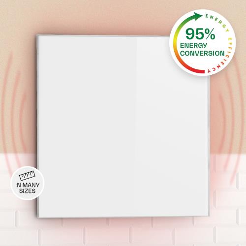 Klarstein Wonderwall 36, panel grzewczy na podczerwień, grzejnik, 60 x 60 cm, 360 W, programator czasowy, IP24