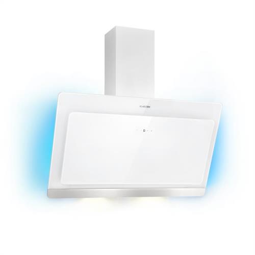Klarstein Aurora Eco 90 okap kuchenny wyciąg 550 m³/h wyświetlacz LED biały