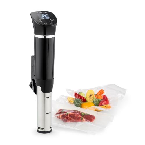 Klarstein Quickstick Flex, cyrkulator do gotowania sous-vide, 1300 W, cyrkulacja 3D, 0–95°C, IPX7, timer