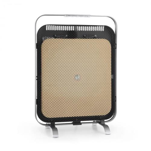 Klarstein HeatPal Marble Blackline, grzejnik na podczerwień, panel grzewczy, 1300 W, marmur, aluminium