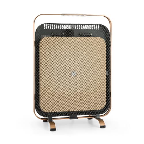 Klarstein HeatPal Marble Blackline, grzejnik na podczerwień, panel grzewczy, 1300 W, marmur, aluminium