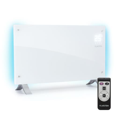 Klarstein Bornholm Curved Ambient, grzejnik konwekcyjny 1000/2000W biały
