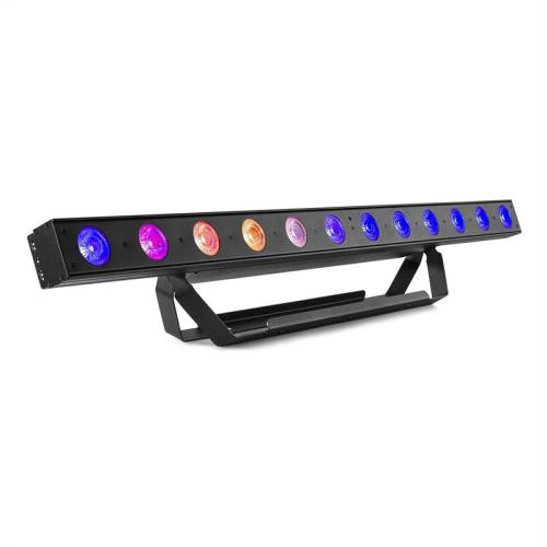 Beamz Professional LCB145, listwa LED, 12 x 8 W RGBW LED, kolor czarny