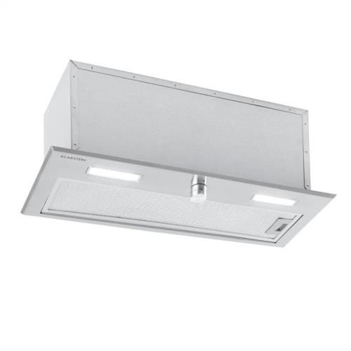 Klarstein Simplica, okap kuchenny do zabudowy, 70 cm, 400 m³/h, LED, stal szlachetna