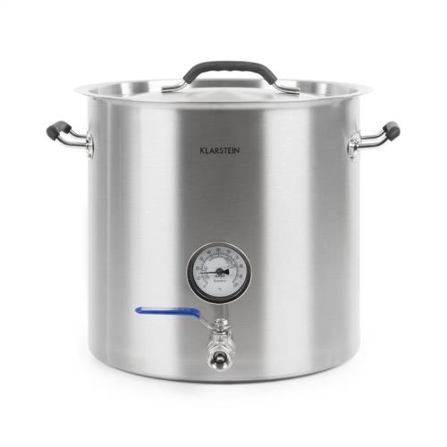 Klarstein Brauheld Pur 35, garnek do warzenia piwa, 35 l, bez grzałki, stal nierdzewna