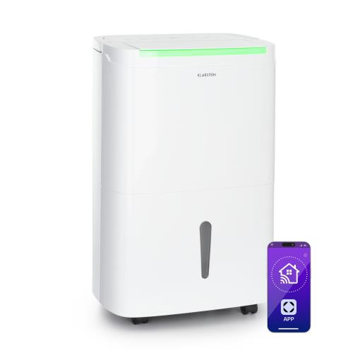 Klarstein DryFy Pro Connect Smart, osuszacz powietrza, WiFi, kondensacyjny, 30 l/doba, 25-30 m², biały