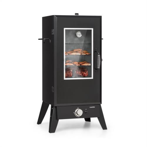 Klarstein Pasadena, grill gazowy z wędzarnią, moc grzewcza 2,5 kW, 180°C/350°F maks.