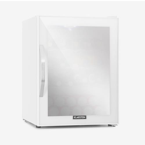 Klarstein Beersafe M Quartz, lodówka na napoje, klasa energetyczna D, 60 l, LED, 2 kratki metalowe, szklane drzwi