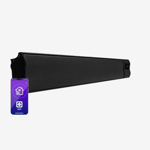 Blumfeldt Cosmic Beam Smart 24, promiennik podczerwieni tarasowy, grzejnik, ścienny/sufitowy, 2400 W, aplikacja