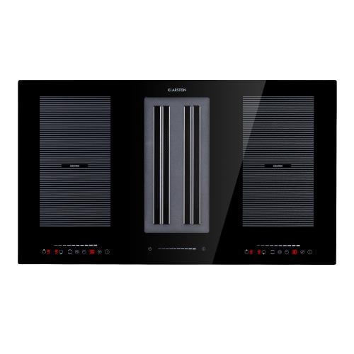 Klarstein Full House 2.0, płyta indukcyjna z okapem, 271 m³/h, klasa energetyczna A