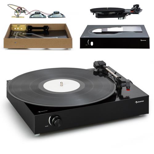 Auna The Player, gramofon, zestaw do samodzielnego montażu z głośnikami, 33/45 obr./min