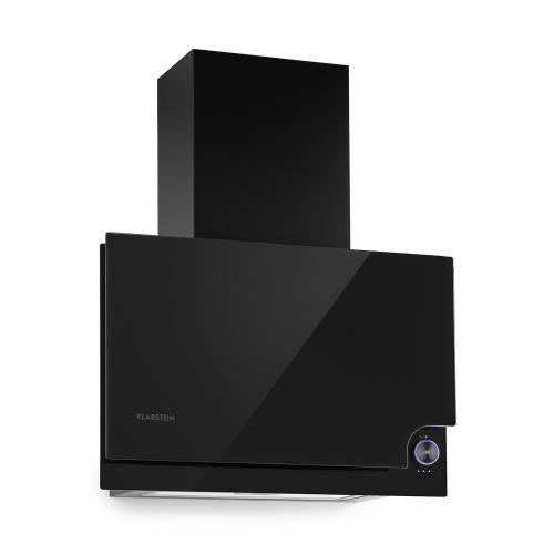Klarstein Amelia, okap kuchenny, 123 W, 60 x 47 x 23,5 cm, LED, pokrętło dotykowe, kolor czarny