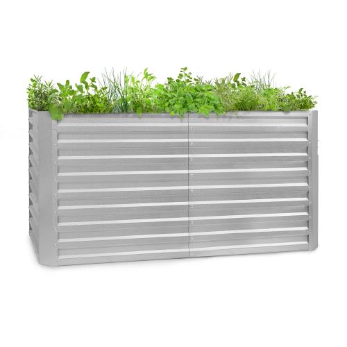 Blumfeldt High Grow Straight, podwyższona grządka, 200 x 90 x 100 cm, 1800 l, stal