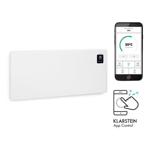 Klarstein Bansin Smart 2500, grzejnik konwektorowy, 2500 W, sterowanie za pomocą aplikacji