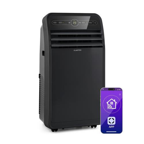 Klarstein Metrobreeze New York Smart 12k, klimatyzator przenośny, 12000 BTU/3,5 kW, klasa efektywności energetycznej A, pilot