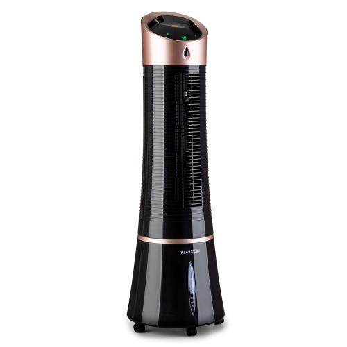 Klarstein Skyscraper Ice, klimator 4 w 1, wentylator, oczyszczacz powietrza, nawilżacz powietrza, 210 m³/h, 30 W, oscylacja, przenośny, pilot