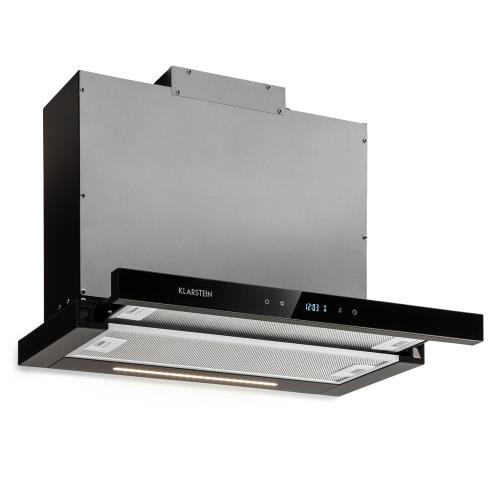 Klarstein Mariana Neo 60, okap kuchenny teleskopowy, 60 cm, 640 m³/h, LED