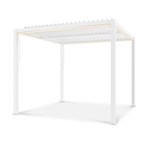 Blumfeldt Panteon Climax Ambient, altana ogrodowa, pergola, 3 x 3 m, 4 słupki narożne, dach bioklimatyczny