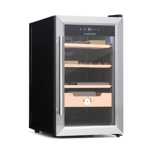 Klarstein El Presidente 48, humidor do cygar, 48 l, 3 szuflady, 1 przegródka z drewna cedrowego