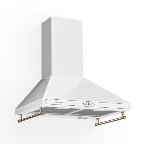 Klarstein Victoria 60, okap kuchenny przyścienny, w stylu retro, 60 cm, 644,5 m³/h, 2 lampki LED