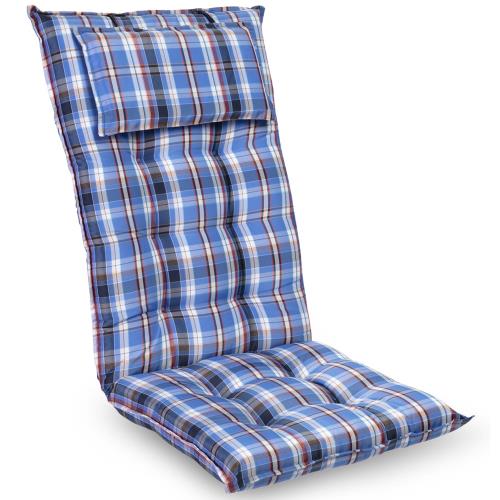 Blumfeldt Sylt, poduszka do siedzenia, na fotel ogrodowy z wysokim oparciem, poliester, 50 x 120 x 9 cm