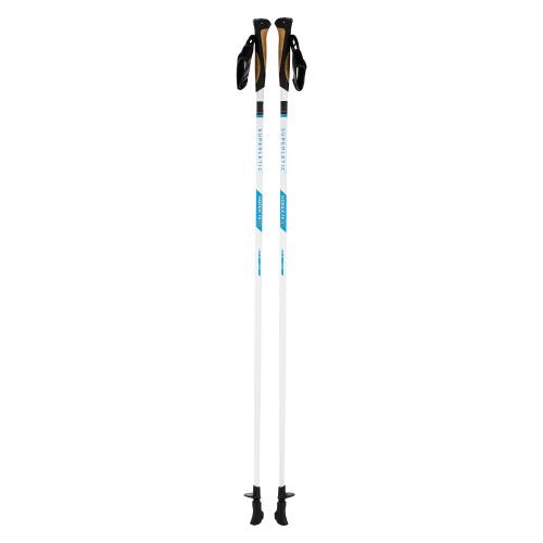 KLARFIT Muxia FX Essential, kijki do Nordic Walking, 10% włókna węglowego, 125 cm, uchwyty korkowe