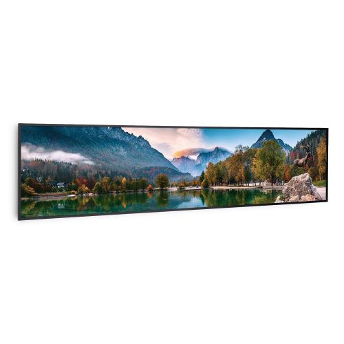 Klarstein Wonderwall Air Art Smart, panel grzewczy na podczerwień, grzejnik, 120 x 30 cm, 350 W, morze