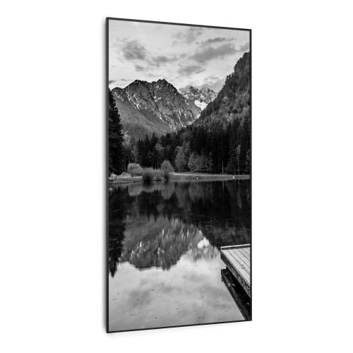 Klarstein Wonderwall Air Art Smart, panel grzewczy na podczerwień, grzejnik, 60 x 120 cm, 700 W, czarno-białe morze