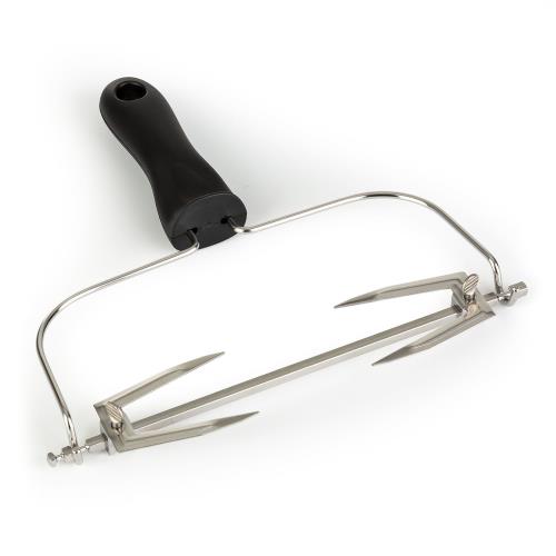 Klarstein AeroVital Cube Chef, rożen obrotowy z uchwytem do frytkownicy beztłuszczowej, stal nierdzewna, akcesoria