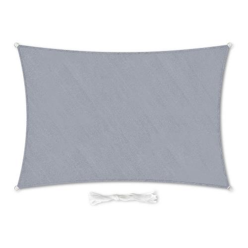 Blumfeldt Prostokątny żagiel przeciwsłoneczny, 2 x 4 m, pierścienie mocujące, poliester, przepuszczający powietrze