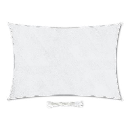 Blumfeldt Prostokątny żagiel przeciwsłoneczny, 3 x 4 m, pierścienie mocujące, poliester, przepuszczający powietrze